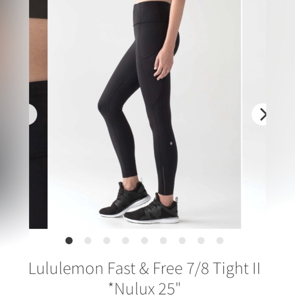 LIKE NEW Lululemon Fast & Free Reflective Leggings🤩